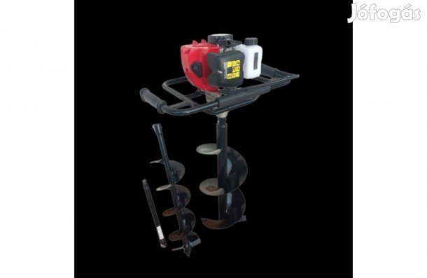 Talajfúró 1-2 emberes 10-15-20-25-35 cm lyukfúró földfúró bérelhető