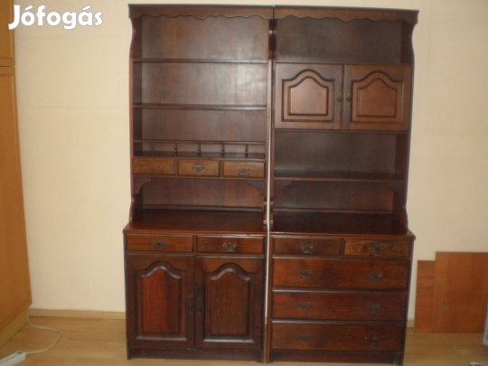 Tálaló Szekrény SOR , 3 Szekrényből ÁLL, Fából . Eladó
