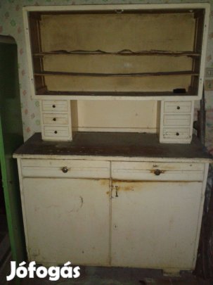 Tálaló, tálalószekrény, régi konyhabútor, kredenc eladó