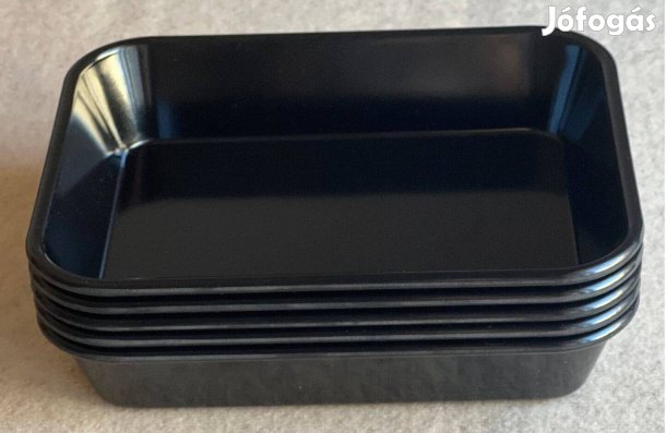 Tálca húsos - auslageschale schwarz (kihelyező) Waca