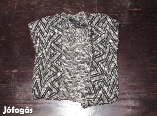 Tally Weijl női szürke kötött kapucnis felső pulóver XS