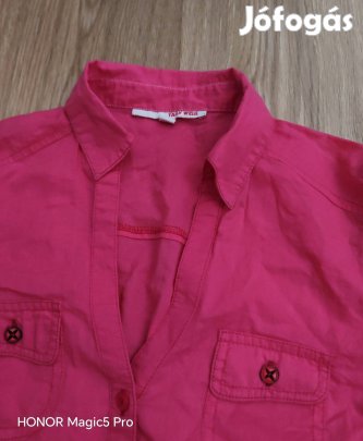 Tally Weijl pink pamut női hosszított blúz S