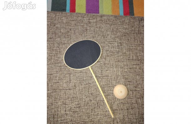 Talpas írható kréta tábla, virág mellé vagy egyéb célra használható