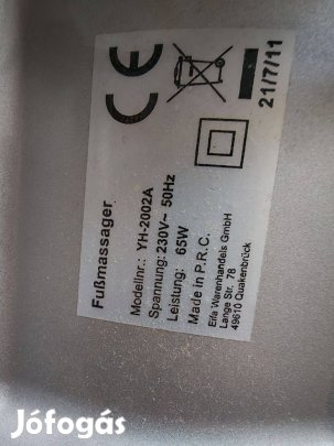 Talpmasszírozó - rezgő - infrás