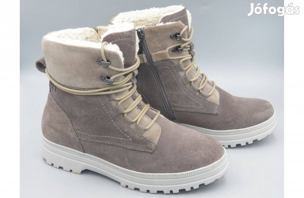 Tamaris Duo-texes bundás velúrbőr bakancs, 41 -es