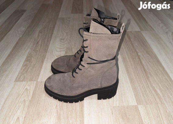 Tamaris bőr bakancs 40 -es