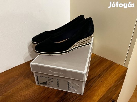 Tamaris cipő sötétkék átmeneti 38