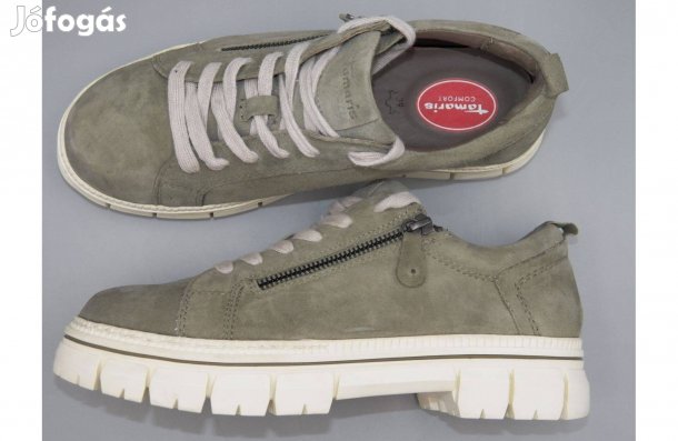 Tamaris kívül-belül bőr cipő, 39 -es