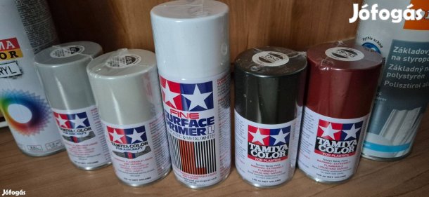 Tamiya color professzionális makettező festékek,alapozók.Újak!