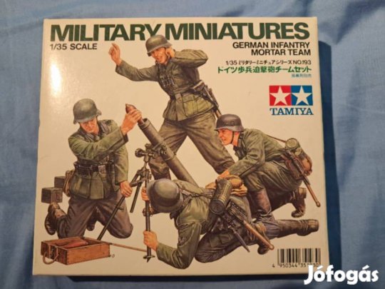 Tamiya german infantry mortar team makett 1:35