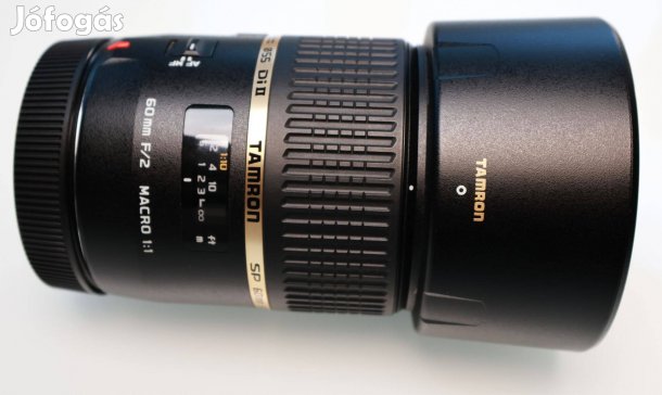 Tamron SP 60mm f/2 Di II Macro 1:1 objektív APSC-re Canon bajonett