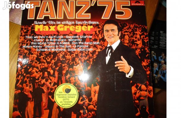 Tánc 75 (tánciskola) bakelit hanglemez eladó