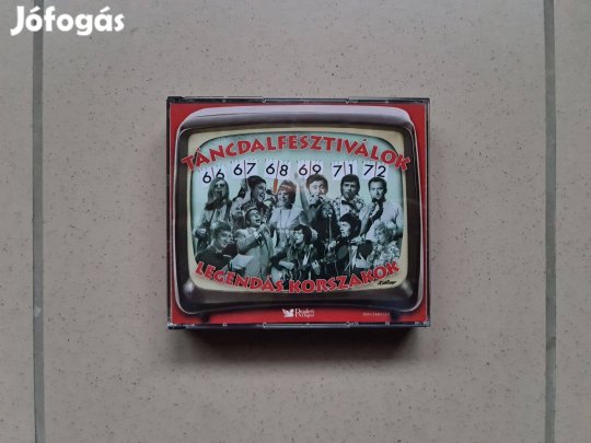 Táncdalfesztiválok Legendás Korszakok 6 db CD lemez