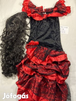 Táncos jelmez, Flamenco jelmez, spanyol jelmez, felnőtt jelmez GH38