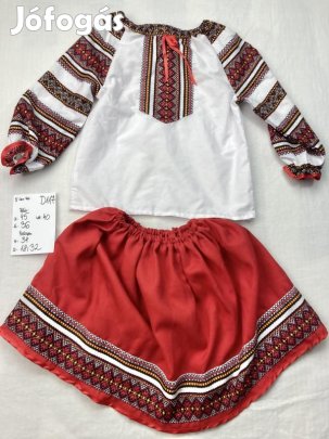 Táncos jelmez, néptánc jelmez, néptáncos jelmez D117