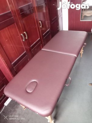 Tandem Profi W2D összecsukható favázas masszázságy csoki színben