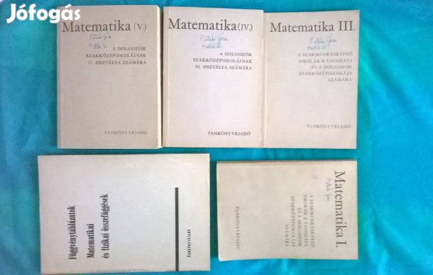 Tankönyvcsomag14db-matek,történelem, magyarirod.,nyelvtan,elekrotech