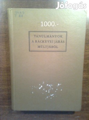 Tanulmányok a ráckevei járás múltjából