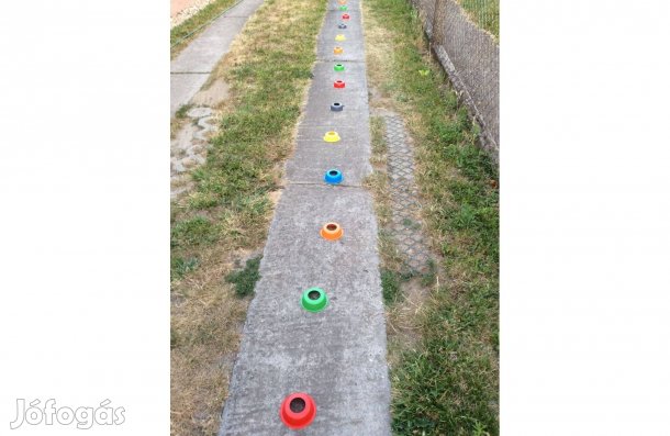 Tányér bója akadály bója kerek színes