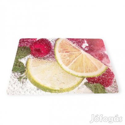 Tányéralátét nyári gyümölcs mintával 43,5×28,5 cm