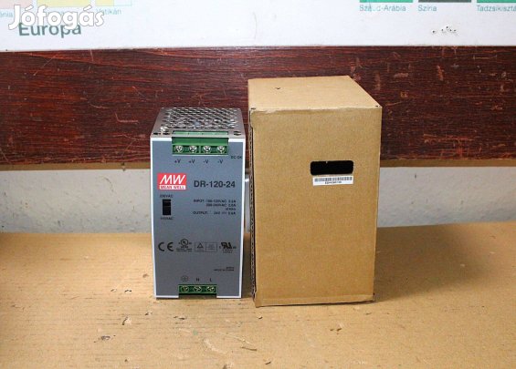 Tápegység 24Vdc 120W új Mean Well ( 7328 )