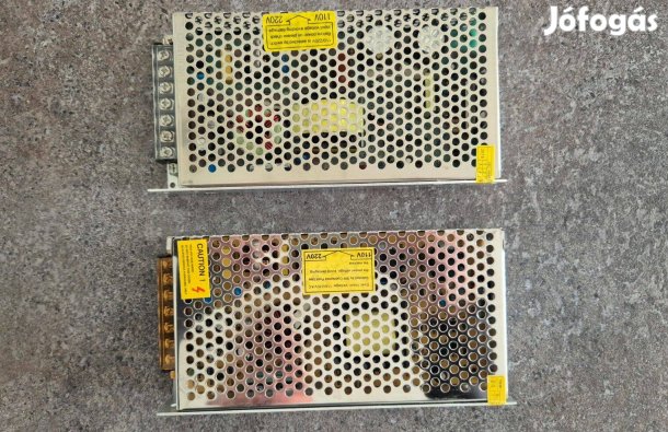 Tápegység, 12V 10-15A, 5V 20-30A adapter új eladó