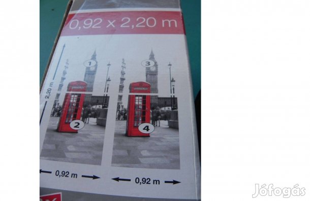 Tapéta Egyedi fotótapéta london ajtó tapéta 92x220 2 db bol áll