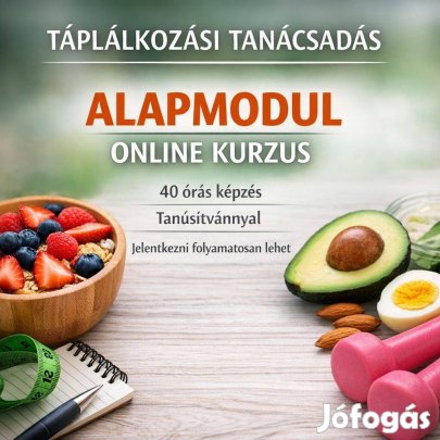 Táplálkozási tanácsadó alapok online kurzus