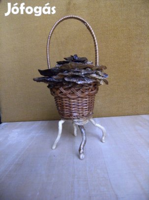 Taplókosár dísztárgy