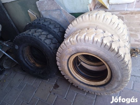 Targonca gumi 4 db használt 7.00-12/14 PR