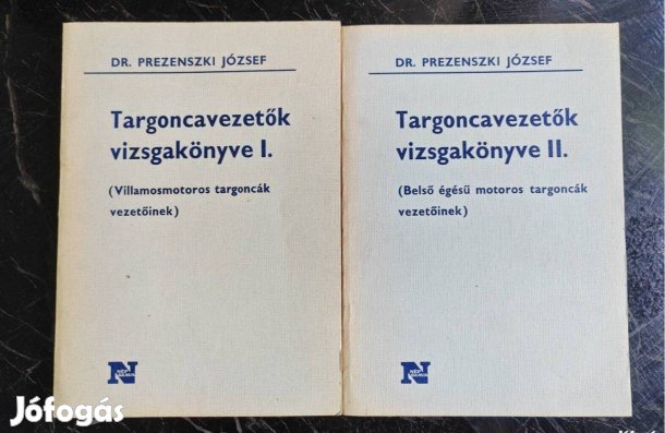 Targoncavezetők vizsgakönyve I. - II.- Dr. Prezenszki József