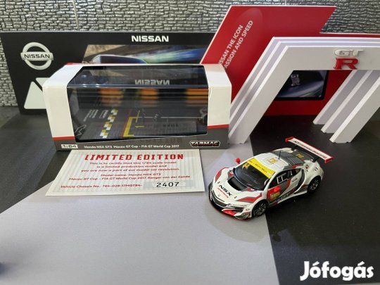 Tarmac Honda Nsx GT3 modellautó 1:64 méret