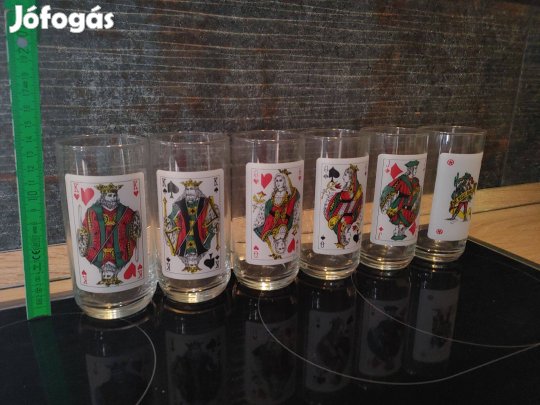 Tarokk kártya pohár készlet Jolly Jokerrel