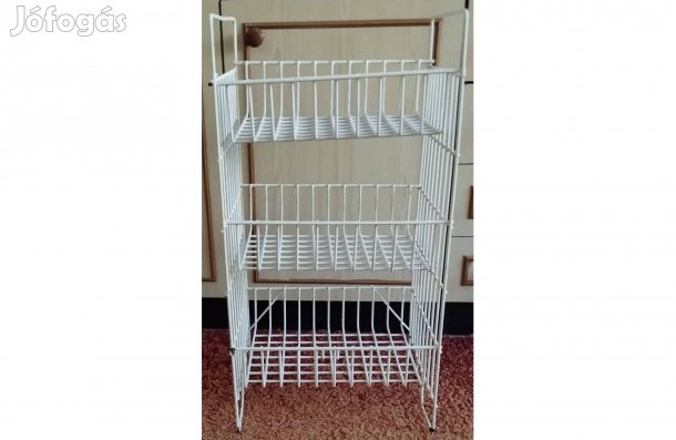 Tároló állvány polc, 3 polcos