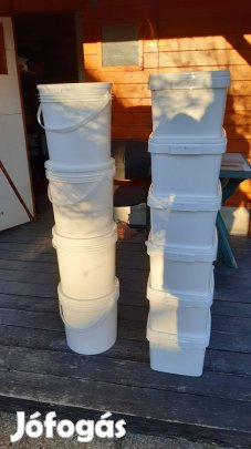 Tároló doboz és vödör eladó