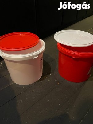 Tároló edény 5 literes műanyag vödör