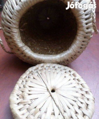Tároló kosár natúr Új 60 cm nagy méret