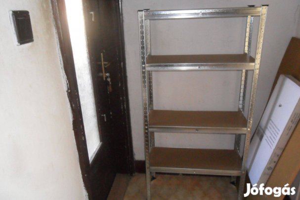Tároló polc raktár modell váltás miatt beszer áron elvihető!