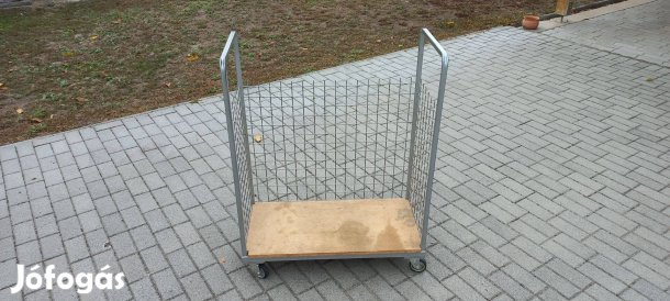 Tárolókocsi-állvány gurulós fém