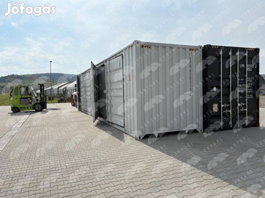 Tárolókonténer 4 oldalsó ajtó