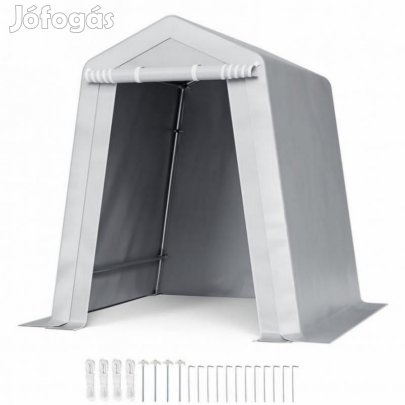 Tárolósátor, motorgarázs (183 × 183 × 214 cm)  horganyzott