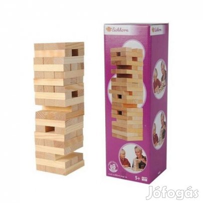 Társasjáték - Jenga - Eichhorn Fa Torony (57db-os) (_)