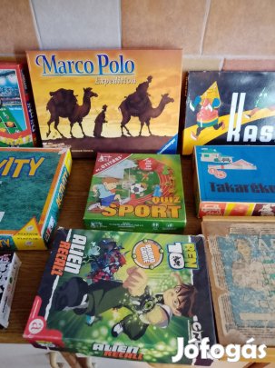 Társasjáték csomag 2. ami a képeken látható egyben 10 db