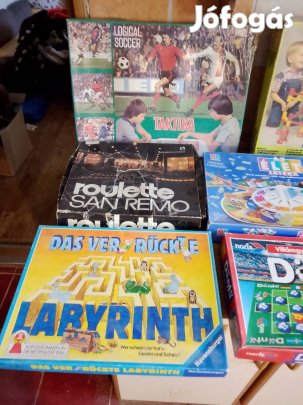 Társasjáték csomag 3. ami a képeken látható egyben 9 db