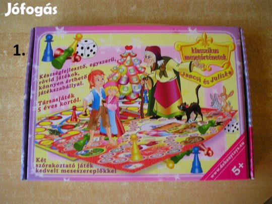 Társasjáték kicsiknek 2 db. együtt