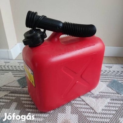 Tartalék üzemanyagkanna 5 liter - műanyag