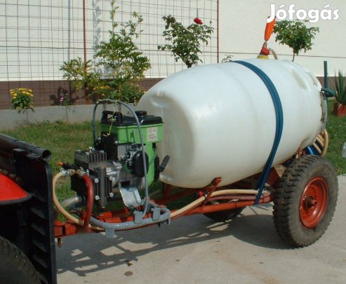 Tartályos DL218 motoros permetező * 135 literes, 30 m tömlővel