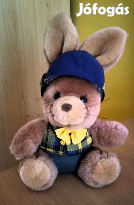 Tartan Bunny, ritka vintázs plüss nyúl. Jbtt Holland 1994