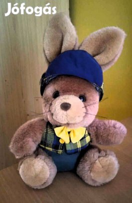 Tartan Bunny, ritka vintázs plüss nyúl. Jbtt Holland 1994