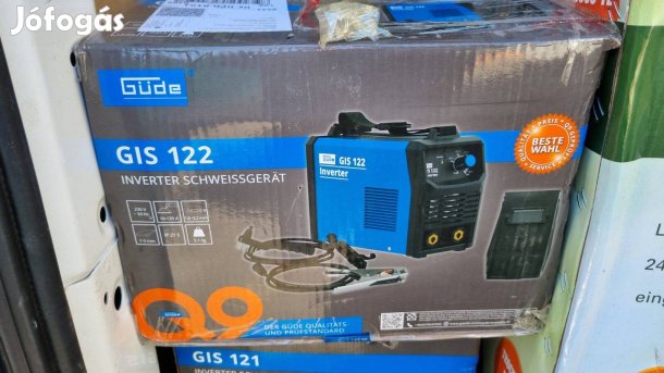 Tartozékaival, Güde GIS 122 hordozható inverteres hegesztőgép